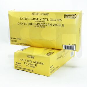 Gloves, Vinyl Non-Powder, 100/pack