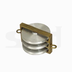 Pulley Triple in Line Metal