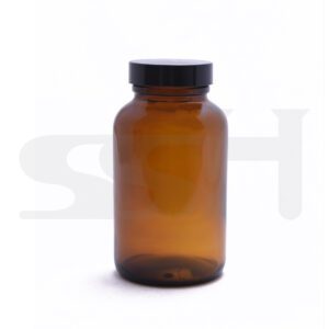 Bottle Reagent Amber 250ml WM w/Screw Cap not graduated