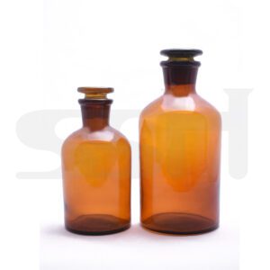 Bottle Reagent Amber  NN with Glass Stopper