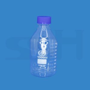 Bottle Reagent Clear w/Blue Screw Cap