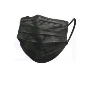 3-Ply Black Disposable Face Mask 10/Pack