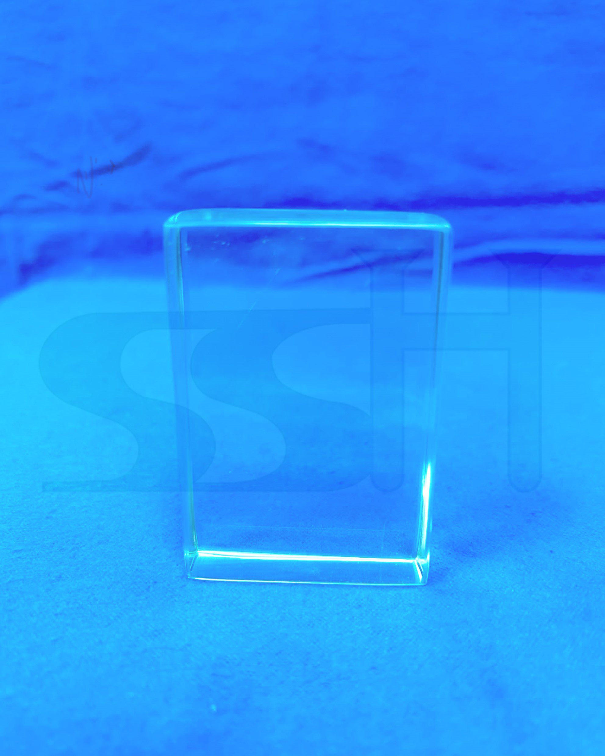 Glass Slab 75x50x18 mm