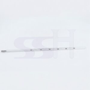 Mercury Thermometer 0–50°C (Grey Spirit)